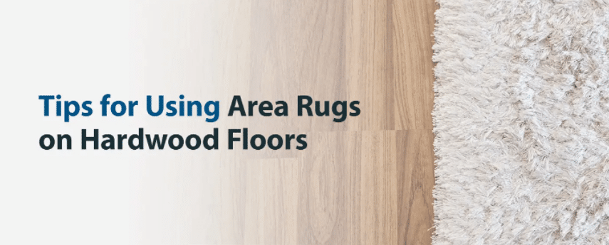 Alignment of Area Rugs on Wood Floor